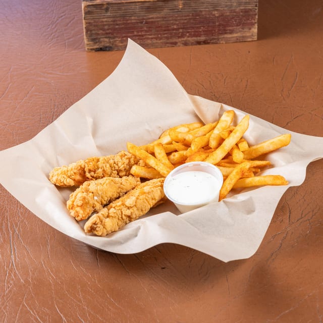 Kids Chicken Strips.